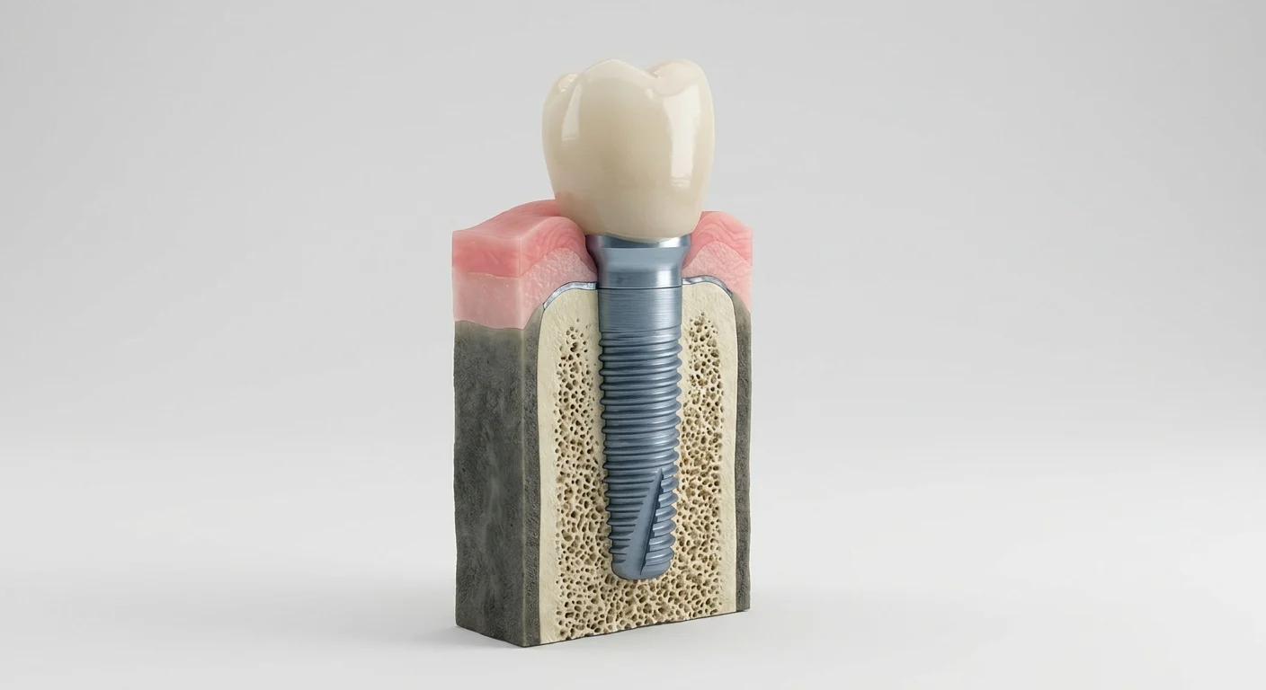Implantes dentários: o que a evidência diz sobre durabilidade e segurança